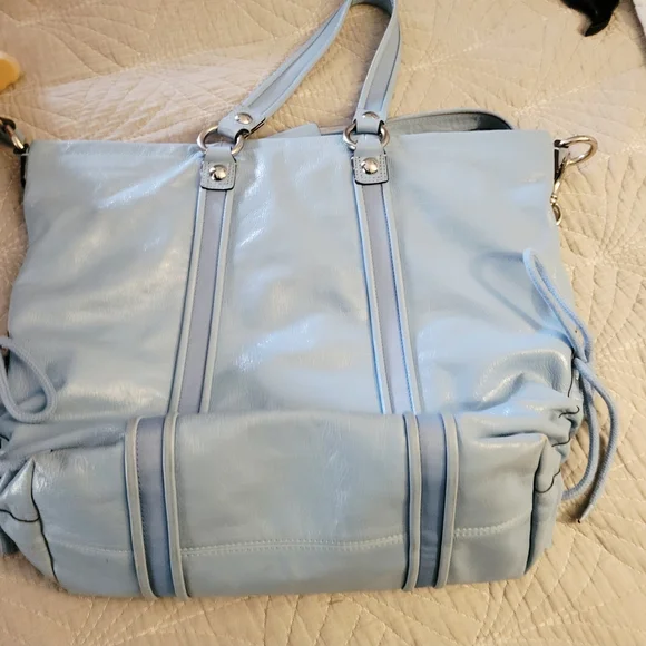Coach Sky Blue Shoulder Bag - Picture 4 of 7